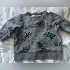 Carter's Gray Dinosaur Print Sweatshirt